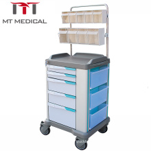 High Quality hot sellin ABS Hospital Furniture  Anesthesia Crash  Trolley
